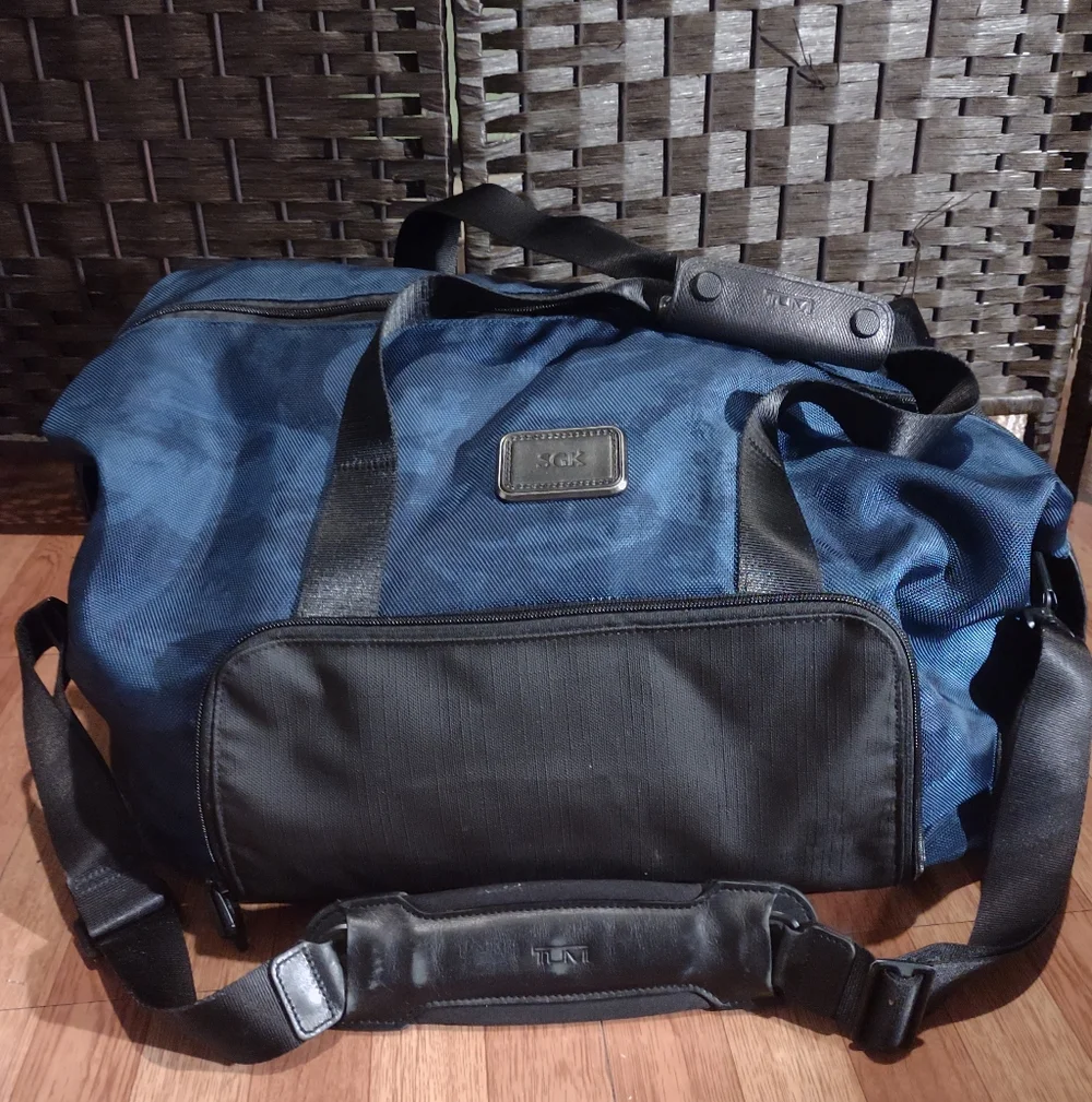Tumi Alpha 3 Double Expansion Satchel Carry On Duffle